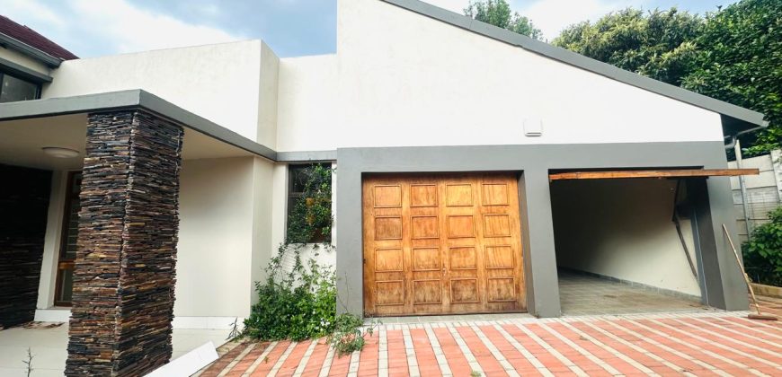 Double storey home with entertainment area in Bedfordview