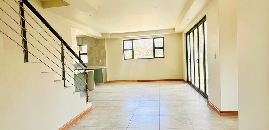 3 Bedroom Cluster Home with pool and garden.
