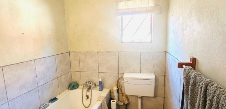 3 Bedroom home welcoming you through its doors.