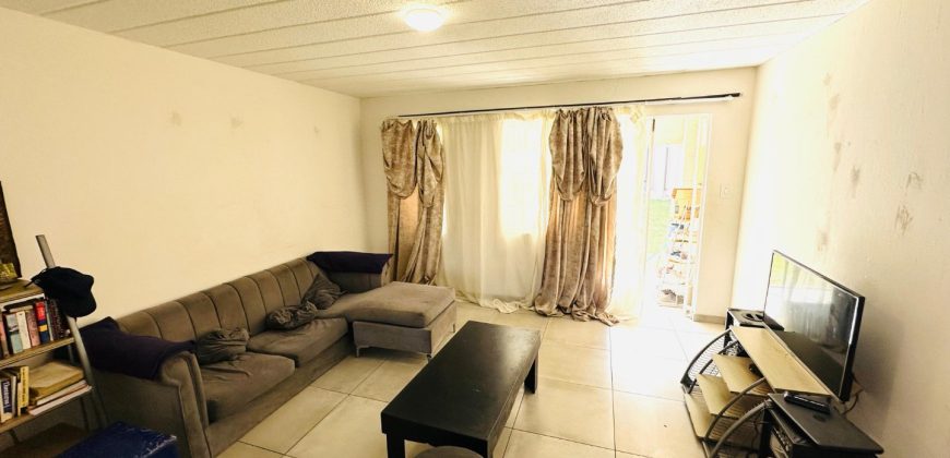 3 Bedroom ground floor unit.