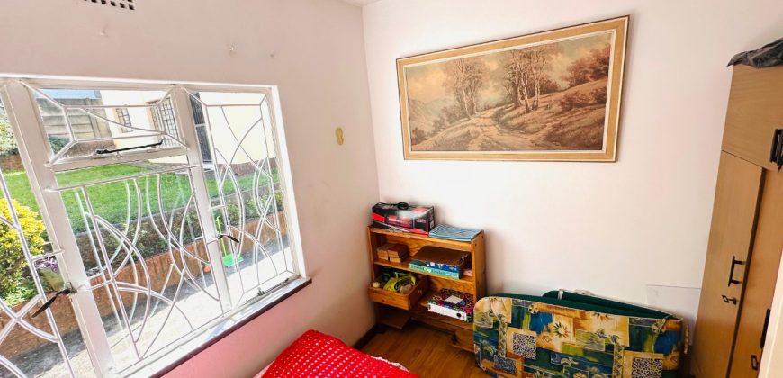 3 Bedroom home welcoming you through its doors.