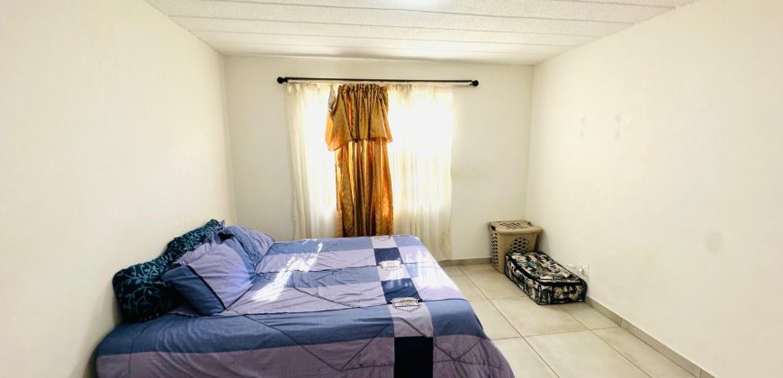 3 Bedroom ground floor unit.