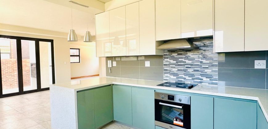 3 Bedroom Cluster Home with pool and garden.