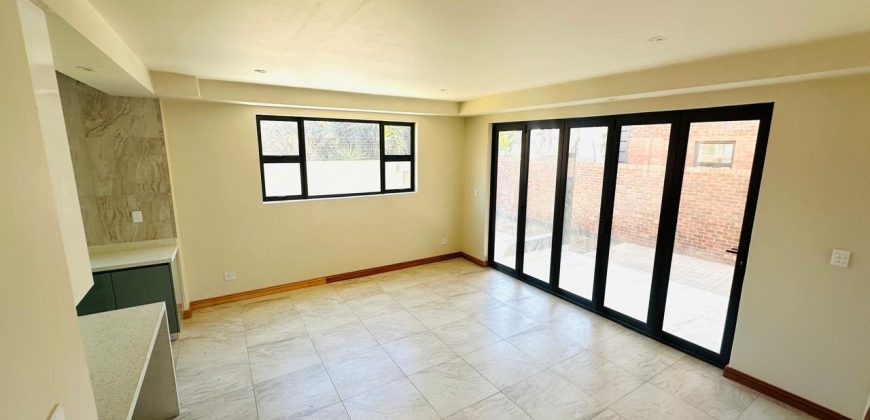 3 Bedroom Cluster Home with pool and garden.