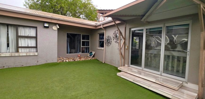 Spacious large home spread over double plot