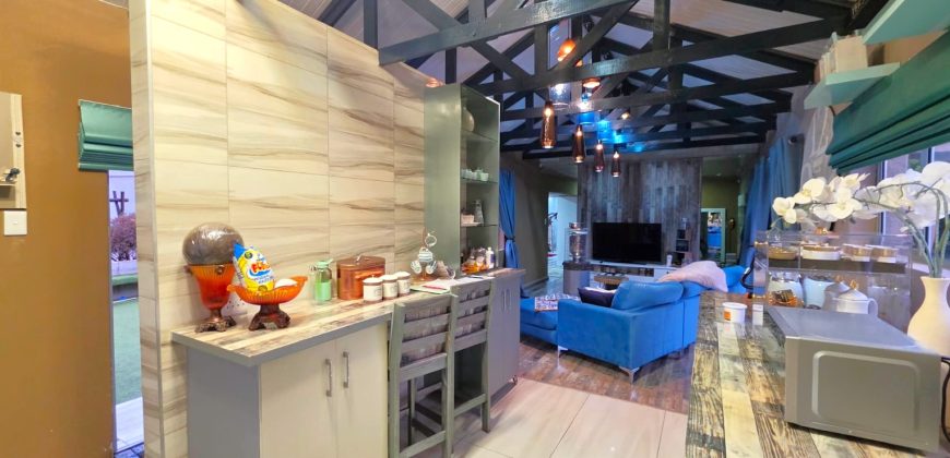Spacious large home spread over double plot