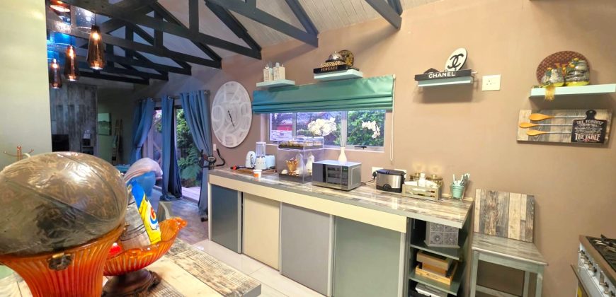 Spacious large home spread over double plot