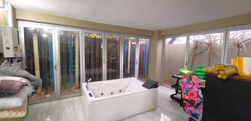 Spacious large home spread over double plot