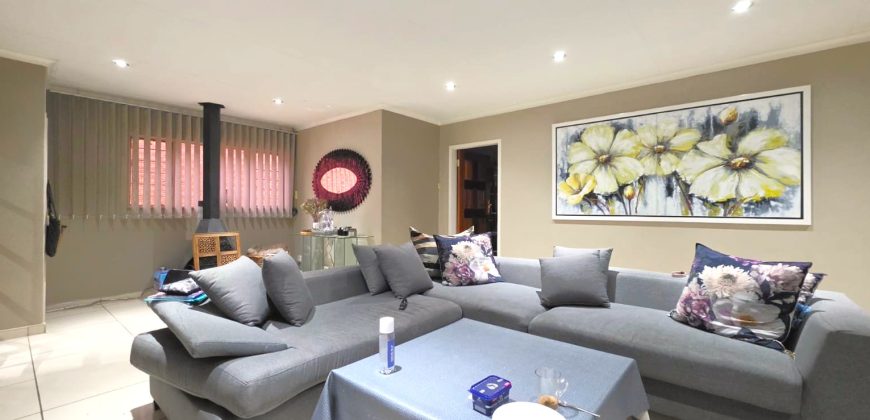 Spacious large home spread over double plot