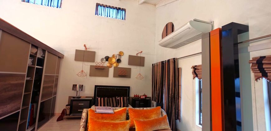 Spacious large home spread over double plot