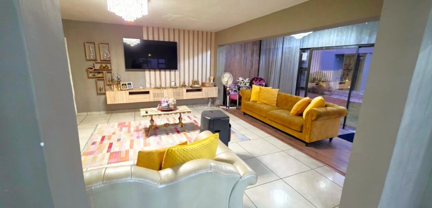 Spacious large home spread over double plot