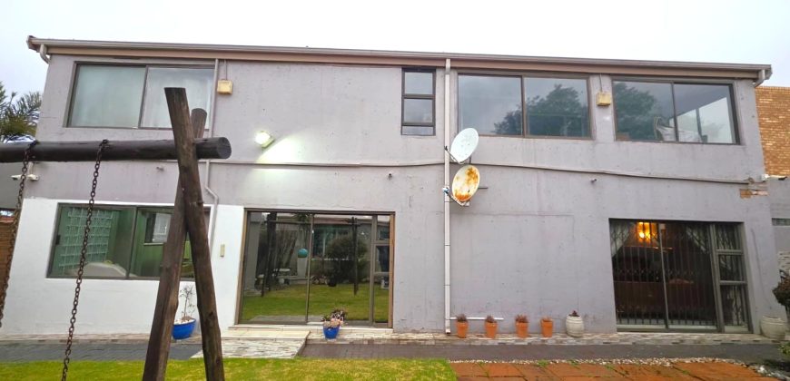 Spacious large home spread over double plot