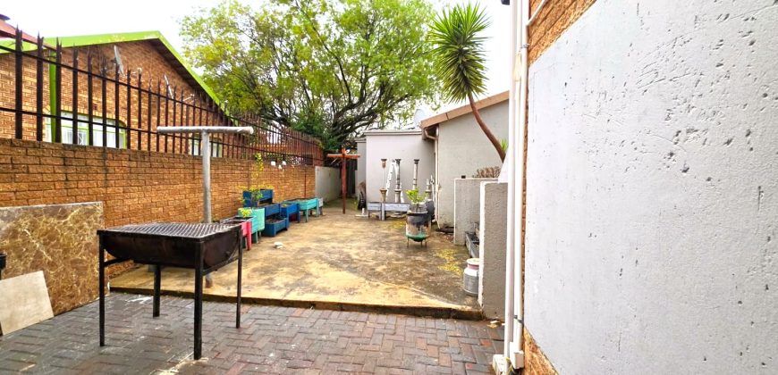 Spacious large home spread over double plot