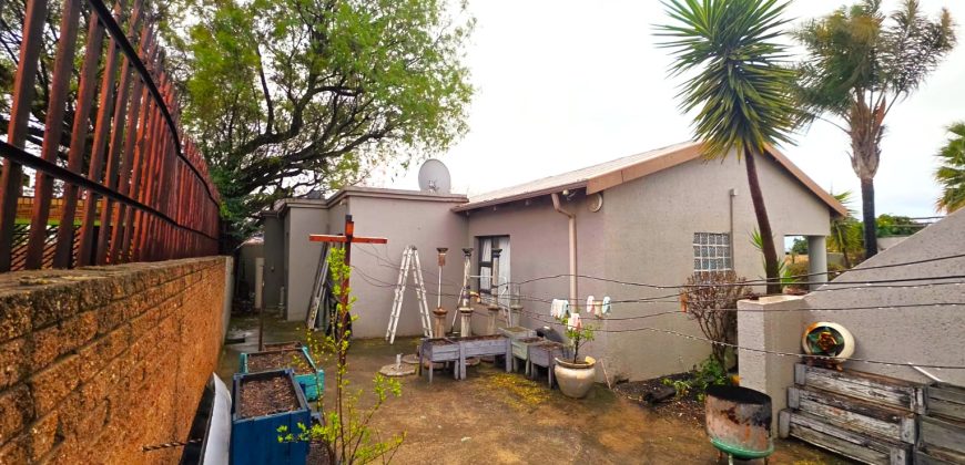 Spacious large home spread over double plot