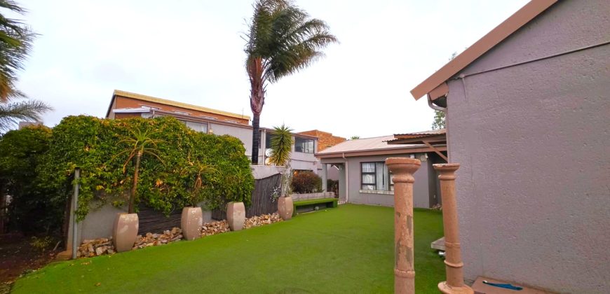 Spacious large home spread over double plot