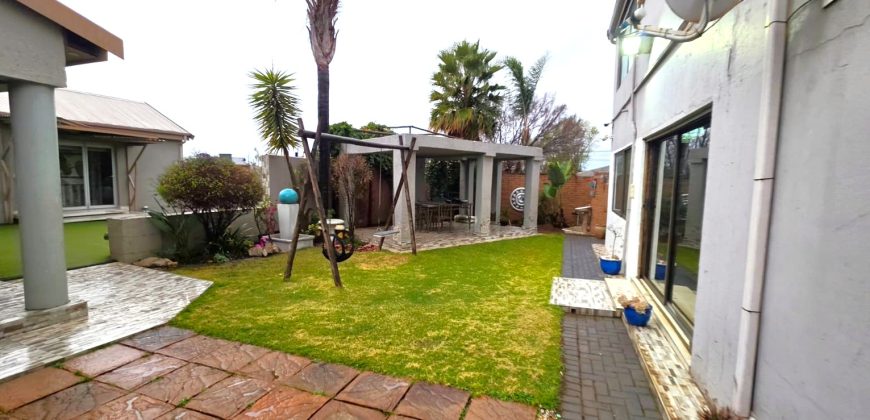 Spacious large home spread over double plot