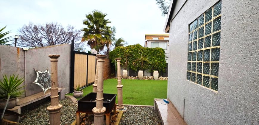 Spacious large home spread over double plot