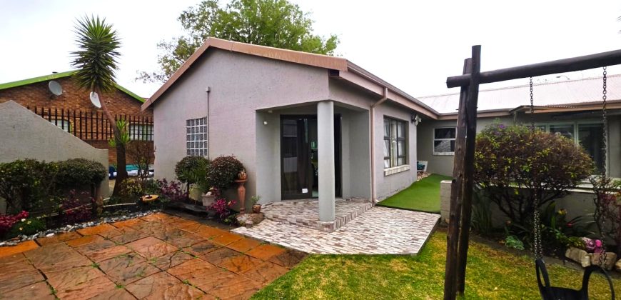Spacious large home spread over double plot