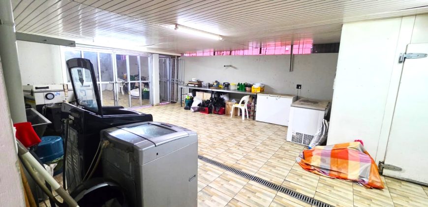 Spacious large home spread over double plot